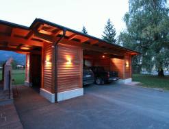 Doppelcarport Wohnhaus im Gailtal